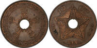 Belgisch-Kongo 10 Centimes Leopold II, Kupfer, SS -
