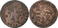 Spanien 2 Maravedis Ferdinand VII, Segovia, Kupfer, S+ -