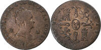 Spanien 2 Maravedis Isabel II, Segovia, Kupfer, S -