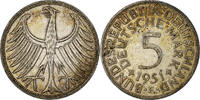Deutschland 5 Mark Stuttgart, Silber, SS -