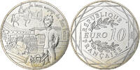 Frankreich 10 Euro Petit Prince Joue à la pétanque, MDP, Silber, VZ+ -