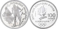 Frankreich 100 Francs 1992 Olympics, Albertville, Cross-country Skiing -