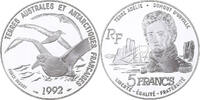 Frankreich 5 Francs Dumont D'Urville, MDP, PP, Silber, STGL -