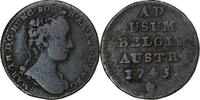 Austrian Netherlands Liard AUSTRIAN NETHERLANDS, Maria Theresa, Antwerpen, Kupfer, S -