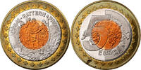 Schweiz 5 Europ unofficial private coin, Tri-Metallic, UNZ -