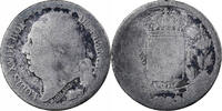 Frankreich 1/2 Franc Louis XVIII, Perpignan, Silber, SGE+ -