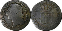 Frankreich 1/2 Sol Louis XVI, Metz, Kupfer, SGE+ -