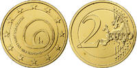 Slowenien 2 Euro Postojna Cave, golden, Kremnica, Bi-Metallic, UNZ -