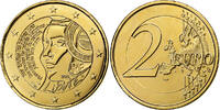 Frankreich 2 Euro Festival of the Federation, golden, MDP, Bi-Metallic -