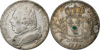 Frankreich 5 Francs Louis XVIII, Bayonne, Silber, SS, Gadoury:591 -