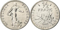 Frankreich 1/2 Franc Semeuse, MDP, série FDC, Nickel, STGL -