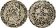Frankreich 1/4 Franc Louis-Philippe I, La Rochelle, Silber, SS -
