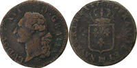 Frankreich Sol Louis XVI, Marseille, Kupfer, S -