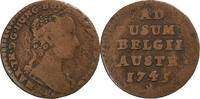 Austrian Netherlands Liard AUSTRIAN NETHERLANDS, Maria Theresa, Bruges, Kupfer, S -
