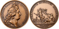 Frankreich Medaille Louis XIV, La prise d'Aire, MDP, Bronze, Mauger, Restrike -