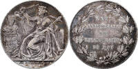 Belgien Medaille 25 ans de l'intronisation de Léopold Ier, Silber, S+ -