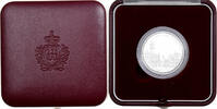 San Marino 5 Euro Canaletto, PP, Rome, Silber, STGL -