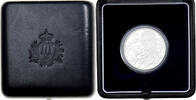San Marino 10 Euro Robert Schuman, PP, Rome, Silber, STGL -