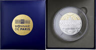 Frankreich 50 Euro UNESCO, Rives de Seine, PP, MDP, Silber, STGL -