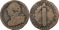 Frankreich 2 sols François Louis XVI, Paris, Métal de cloche, SGE+ -