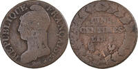 Frankreich 5 Centimes Dupré, Paris, Kupfer, SGE+ -