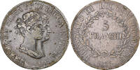 Principality of Lucca and Piombino 5 Franchi Felix and Elisa, Florence -