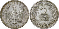 Deutschland, Weimarer Republik 2 Mark Weimar Republic, Muldenhütten, Silber, SS -