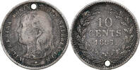 Niederlande 10 Cents Wilhelmina I, Utrecht, Silber, S+ -