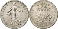 Frankreich 1/2 Franc Semeuse, MDP, série FDC, Nickel, STGL -