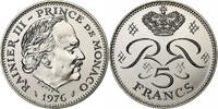 Monaco 5 Francs Rainier III, MDP, série FDC, Kupfer-Nickel, STGL -