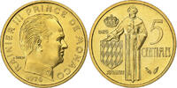 Monaco 5 Centimes Rainier III, MDP, série FDC, Cupro-Aluminium, STGL -