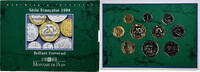 Frankreich Coffret 1 c. à 20 frs. MDP, BU, STGL -