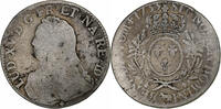 Frankreich Ecu aux branches d'olivier Louis XV, Pau, Silber, SGE+ -