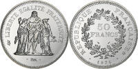 Frankreich 50 Francs Hercule, MDP, série FDC, Silber, STGL -