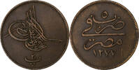 Ägypten 20 Para Abdul Aziz, Bronze, S -