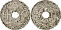 Frankreich 5 Centimes Lindauer, Paris, Maillechort, VZ+, Gadoury:171 -