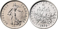 Frankreich 5 Francs Semeuse, MDP, série FDC, Copper-Nickel Plated -
