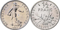 Frankreich 1/2 Franc Semeuse, MDP, série FDC, Nickel, STGL -