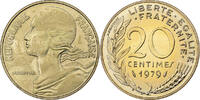 Frankreich 20 Centimes Marianne, MDP, série FDC, Bronze-Aluminium, STGL -