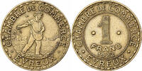 1 Franc 1922 Frankreich Chambre de commerce d Evreux, SS+, Messing SS+