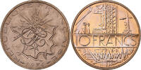 Frankreich 10 Francs Mathieu, MDP, Aluminum-Bronze, STGL -