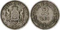 Rumänien 2 Lei Ferdinand I, Poissy, Kupfer-Nickel, SS, KM:47 -