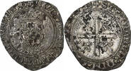 Frankreich Douzain au porc-épic Louis XII, Bourges, Billon, S+, Gadoury:150 -