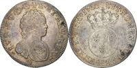 Frankreich 1/4 Ecu Vertugadin Louis XV, Rouen, reformed, Silber, SS -