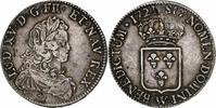 Frankreich Écu de France Louis XV, Lille, reformed, Silber, SS -