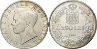 Rumänien 250 Lei Mihai I, Bucarest, Silber, VZ, KM:59.2 -