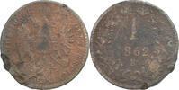Österreich 1 Kreuzer Franz Joseph I, Alba Iulia, Kupfer, S, KM:2186 -