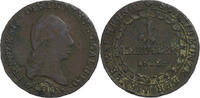 Österreich 1 Kreuzer Franz I, Orawitz, Kupfer, S, KM:2112 -