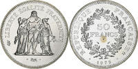 Frankreich 50 Francs Hercule, MDP, série FDC, Silber, STGL -