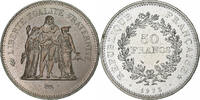 Frankreich 50 Francs Hercule, MDP, série FDC, Silber, STGL -